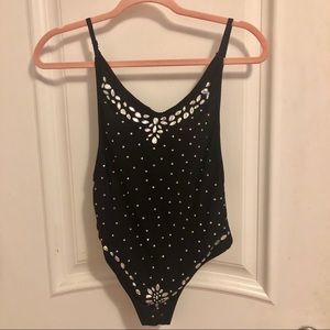 Black Jewel Bodysuit